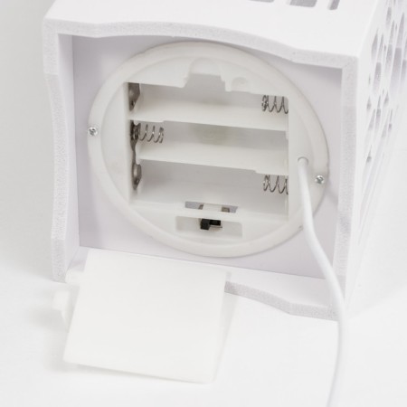 Nightlight "Romance" LED from batteries 3HAAA USB white 10x10x23cm Risalux-4