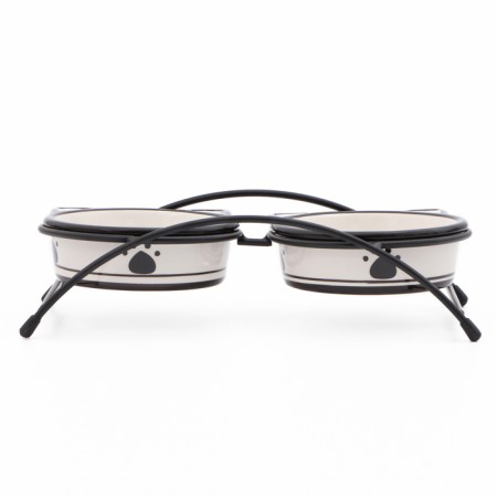 Ceramic bowls on a stand 2 x 250 ml-3