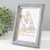 Photo frame Plastic "Vintage" 10x15 cm, frosty silver