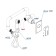 Fixer for bidet Wasserkraft A01557, with a hygienic shower, hose 120 cm, brass, chrome