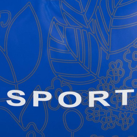 Sports bag with lightning, long belt, blue color-2