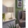 Maserlo 1x60W table lamp E27, Nickel 23x23x42 cm