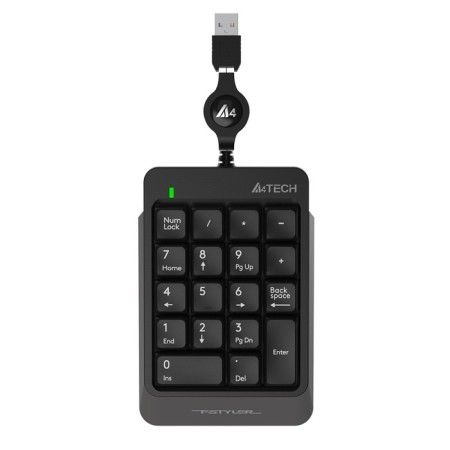 Numerical block A4Tech FSTYLER FK13 gray USB SLIM for laptop