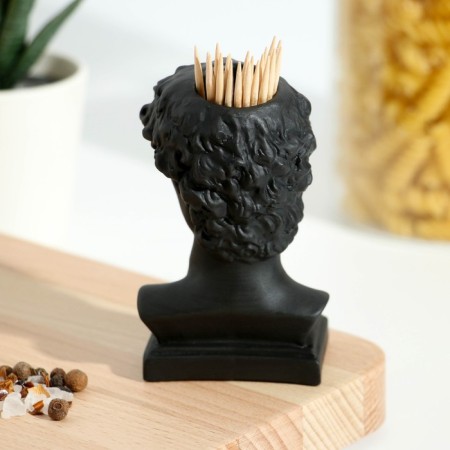 David toothpick stands, black, 5x5x9 cm-1