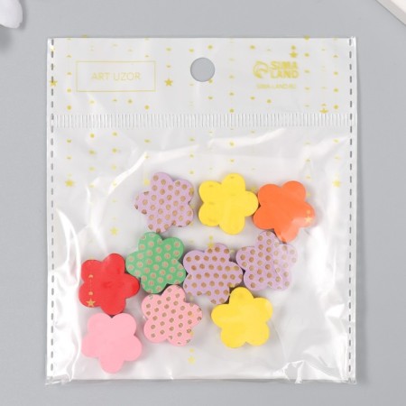 Busina for creativity tree "Bright flower in golden peas" mix 1.9x2x0.5 cm-3