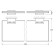 Shelf with holders, width 60 cm, glass, chrome-praise