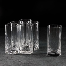 Set of tall glass glasses Triumph, 300 ml, 6 pcs