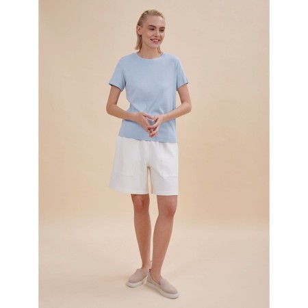 Female T -shirt, size XS, blue color-4
