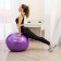 Fitball ONLYTOP, D = 75 cm, 1000 g, anti -wings, purple color