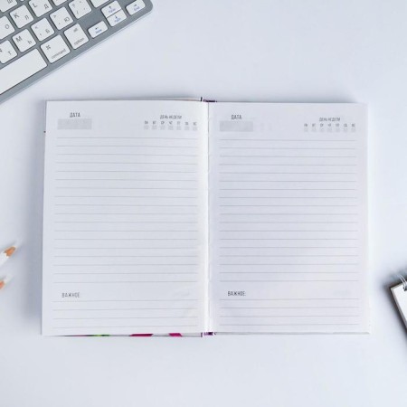 Diary in a solid cover A5, 80 liters "Happy Day of March 8!"-2