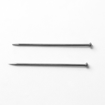 Portnovskiy "cloves", 24 mm, 200 pcs, silver color-2