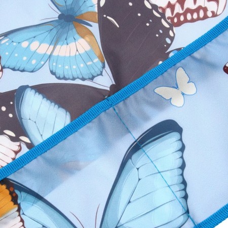 Apron for labor 490 x 390 mm, (height 116-146), FDT-3 butterflies, blue-1