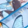 Apron for labor 490 x 390 mm, (height 116-146), FDT-3 butterflies, blue