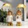 Souvenir Polystone "Angel Princess with an asterisk under the umbrella" MIX 20.5x11x11 cm