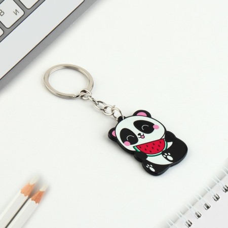 Acrylic key a keychain "Panda", 7 x 12.5 cm-2