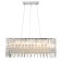 Suspended indigo, 12032/6pl Chrome. 6x40W, E14, 760x320x310/1310 mm