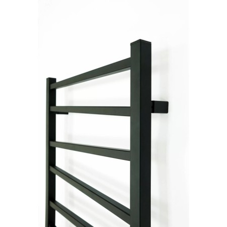 Electric towel Grois Zigzag, 500x800 mm, 8 crossbars, lower rights, black-3
