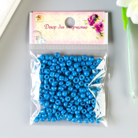 Round beads 6/0 "Northern Lights" (blue) 20 g-2