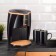 Coffee machine KitFort KT-7399, Capilny, 450 W, 0.25 L, black-orange