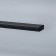 Clorine cornice is single -row, color: black, 160 cm