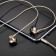 Hoco M18 headphones, wired, inserts, microphone, jack 3.5 mm, 1.2 m, golden