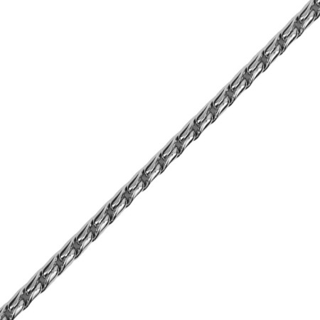Collar - Cobra Book, 40 cm, chain thickness 3 mm, silver-3