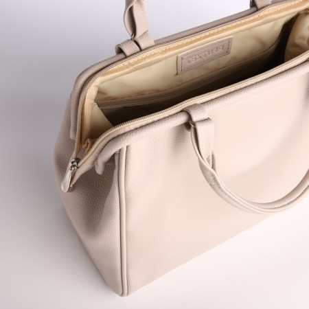 Women's bag Textura, bag, large size, beige color-6