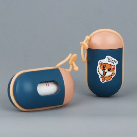 Container with packets for cleaning the dog "Best Friend", the color is dark blue-3
