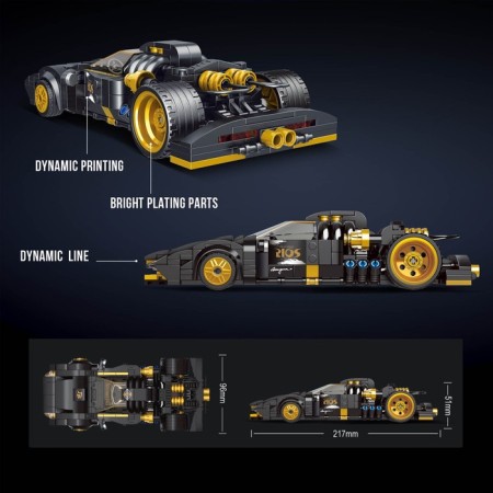 Designer Race "Golden Wind", 415 parts-3