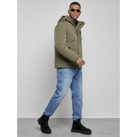 Sports male winter, size 68, khaki color-2