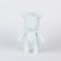 Toy pompons "Bear", white pink