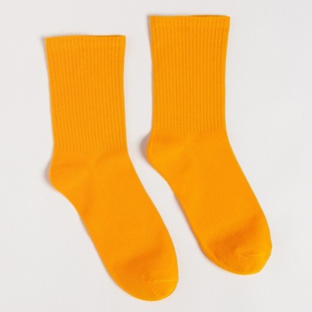 Socks, mustard color, size 23-25 ​​(37-40)-1