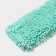 Nozzle for a flat mop of the share "pastel", 43 × 13 cm, microfiber booklies, 80 grams, mint color