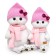 Soft toy "Li", in a hat with a bow and a scarf, 24 cm