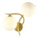 Wall lamp EVOLUCE. Sle2210-201-02. Artu. 2x5 W, G9, 4000K, 34x36 cm, gold color