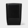 Garbage bucket of sensory shade, 12 l, black color