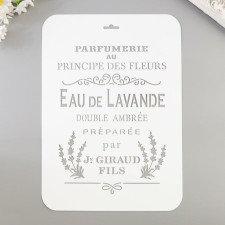 Plastic stencil 