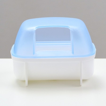 A toilet for rodents "Pijon", 10.2 x 7.2 x 7.2 cm, blue-1