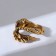Ring "ring" predator, color black gold, dimensionless