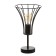 Board Lamp "Chilly" E27 40W Black 18x18x29cm Risalux