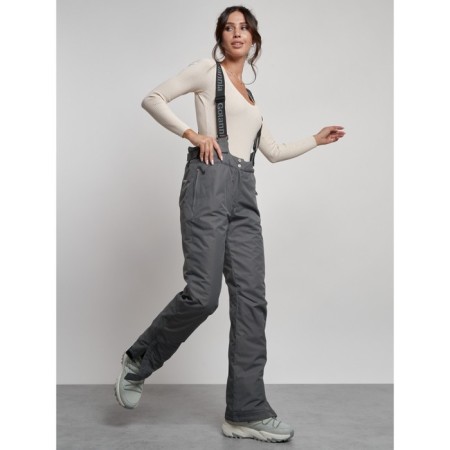 Semi -combinezone ski insulated female winter, size 44, color gray color-20