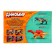 Designer "Dinomir", 23 details, tyrannosaurus and stegosaurus, sound