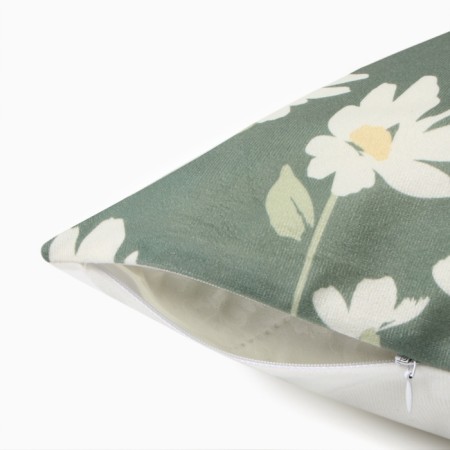 Case on the pillow Ethel "Flowering" 4 pcs, 40*40 cm, velor 100% p/e-4