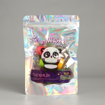 Rubber ball, dumping “Dopand balls”, Mix colors, in a package-9