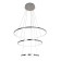 Suspension chandelier Giro 400/600/800 mm, LED 95W