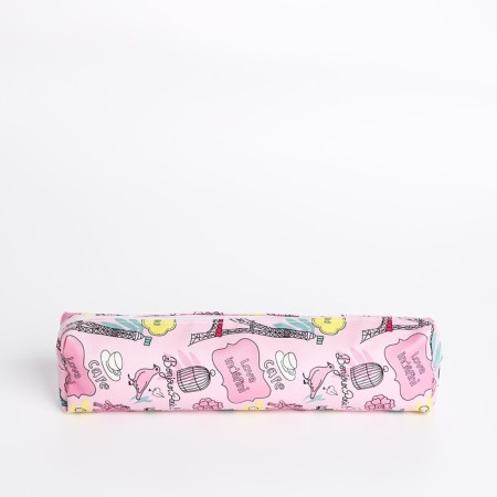 Cosmetic bag for lightning, pink color-1
