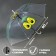 Children's umbrella "avocado" semi -automatic transparent, d = 90cm
