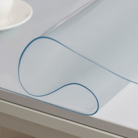 Coating on the Great-Way table "Flexible glass", with embossing, thickness 2 mm, 80x80 cm-3