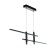 Lamp with DDD "Montana" LED 30W 3000-6000K black and gold 91x7x21 cm