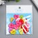 Karovie set of decorative plastic "Cores Color" (set 24 pcs) 2.2x2.2 cm